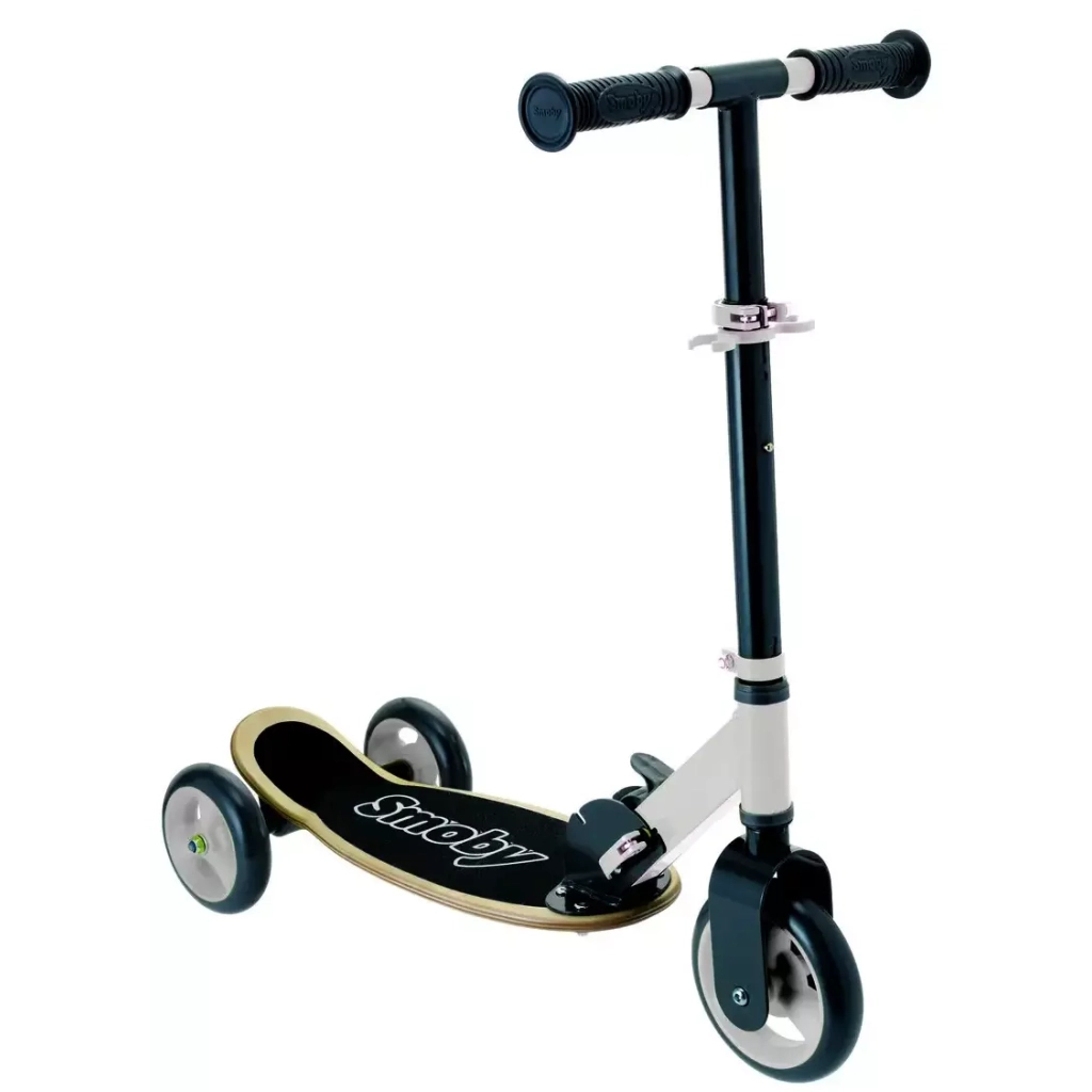 Самокат Smoby з комбінованою рамою з металу та дерева (750908) - зображення 1