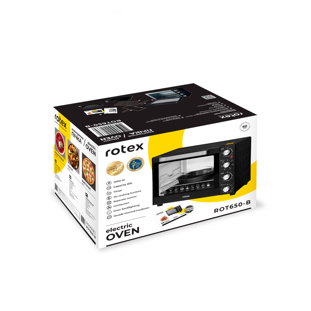 Електропіч Rotex ROT650-B - изображение 12