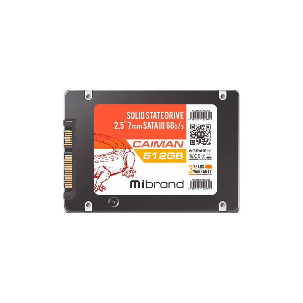 Накопичувач SSD 2.5" 512GB Mibrand (MI2.5SSD/CA512GB) - зображення 1