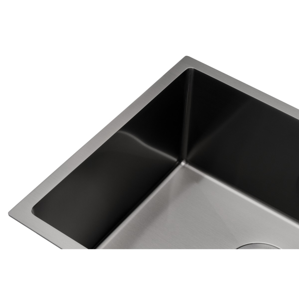 Мийка кухонна GRANADO Under top MAX STEEL S201 black (GS07201B) - зображення 4