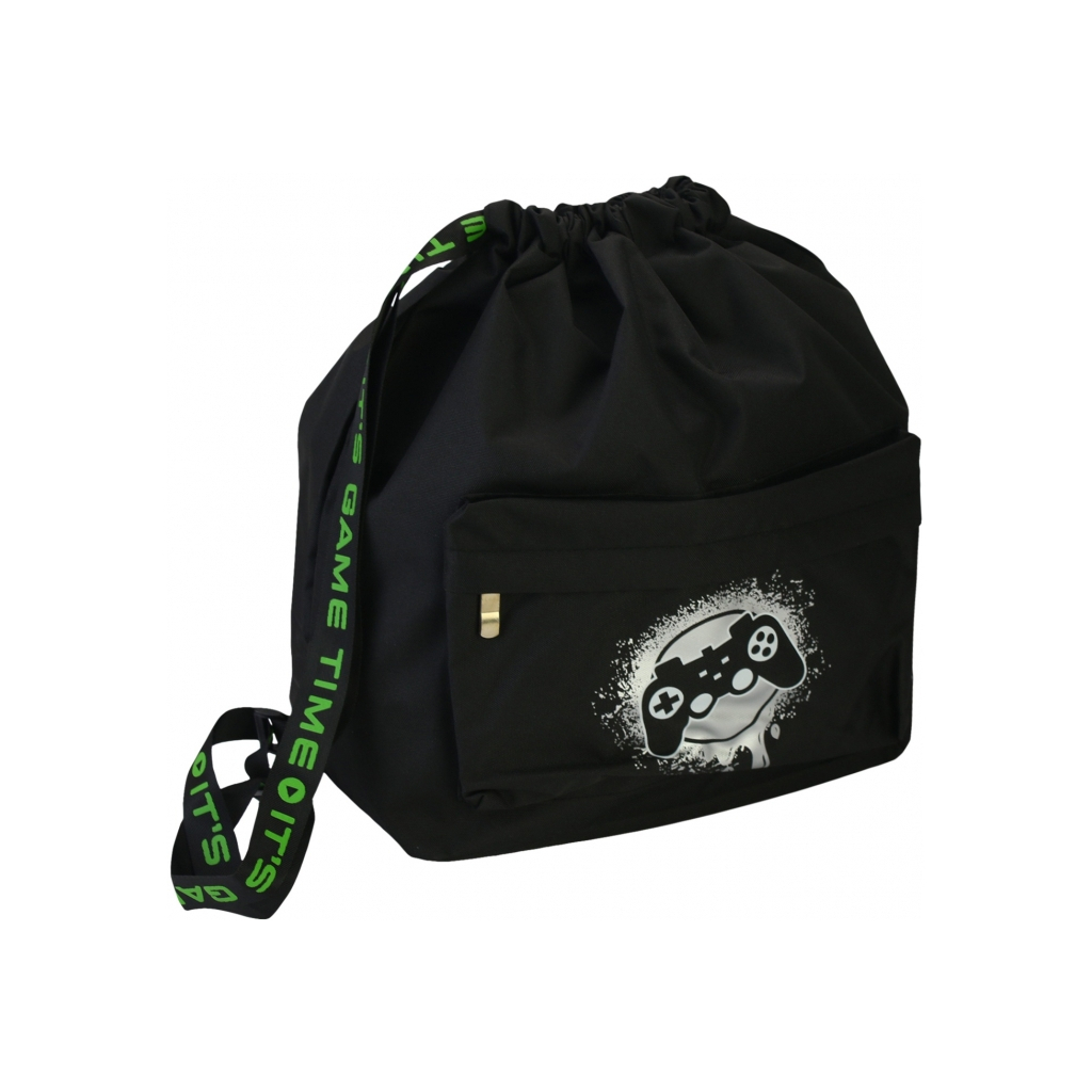 Сумка для взуття Cool For School Чорна з кишенею (CF87312) - зображення 1