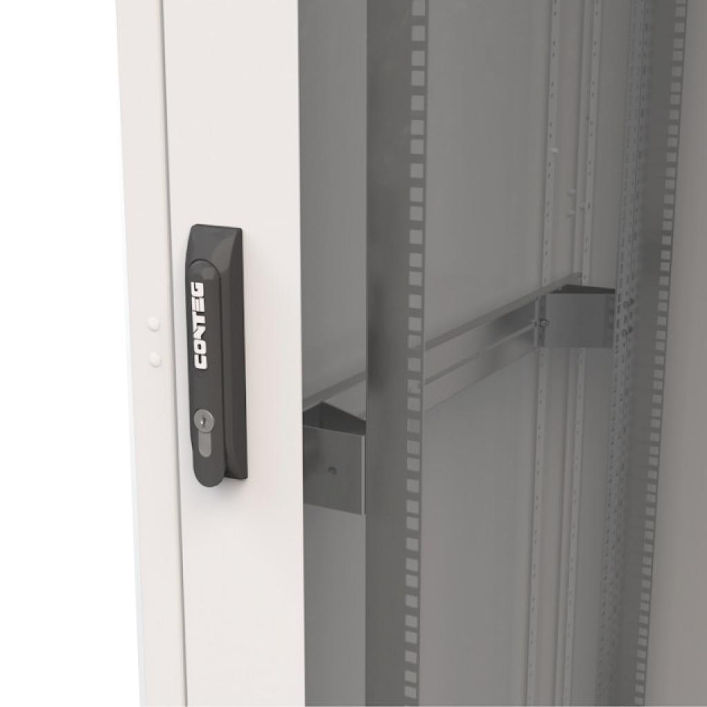 Шафа напольна Conteg iSEVEN 19", 27U 600x800, RAL7035 (RI7-27-60/80) - зображення 2