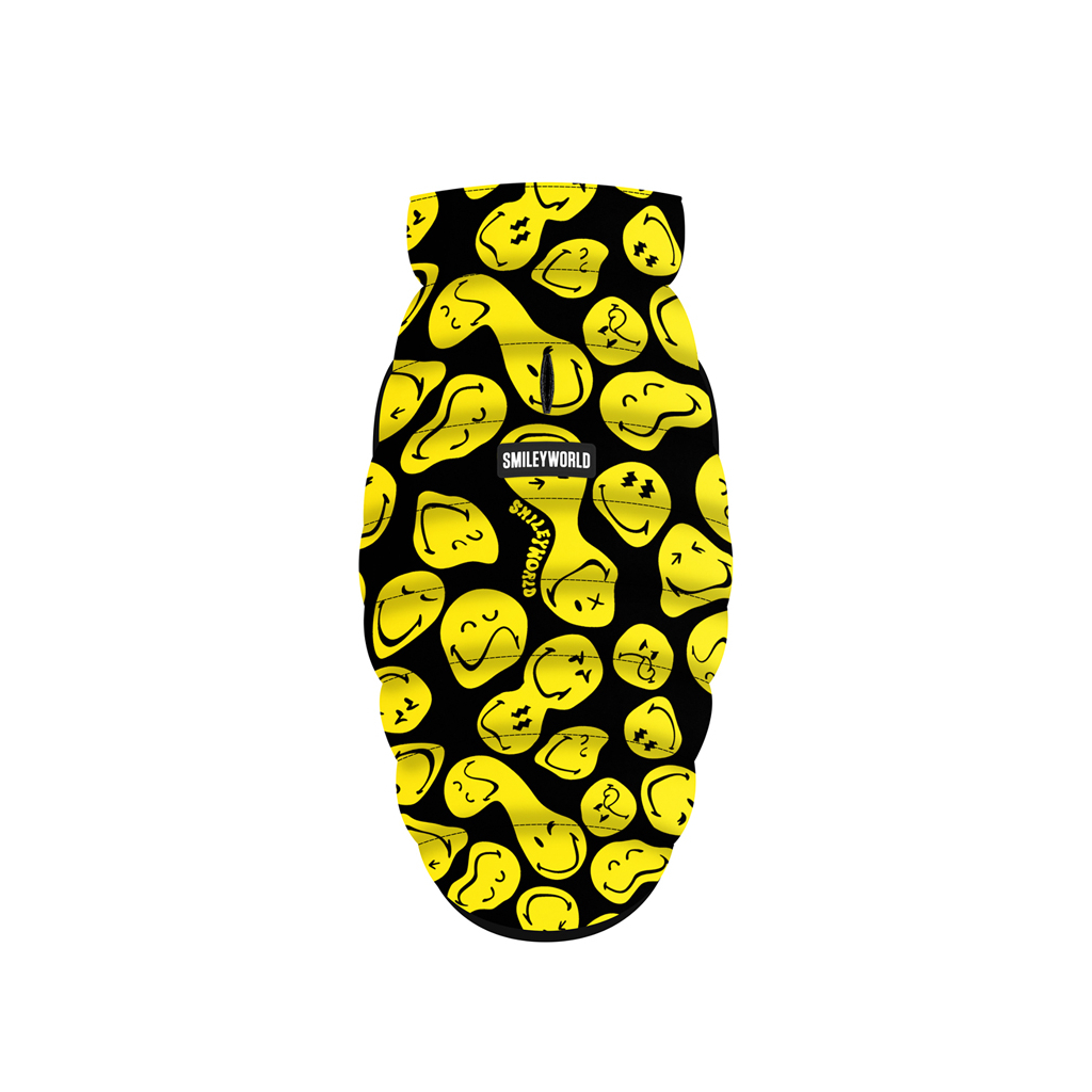 Курточка для тварин WAUDOG Clothes "Смайли на чорному" S35 (405-0181) - зображення 2