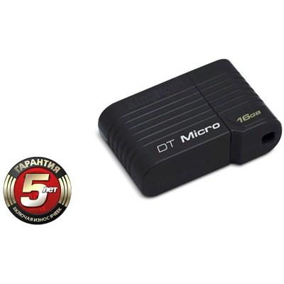 USB флеш накопичувач Kingston 16Gb DataTraveler DTMC Black (DTMCK/16GB) - зображення 2