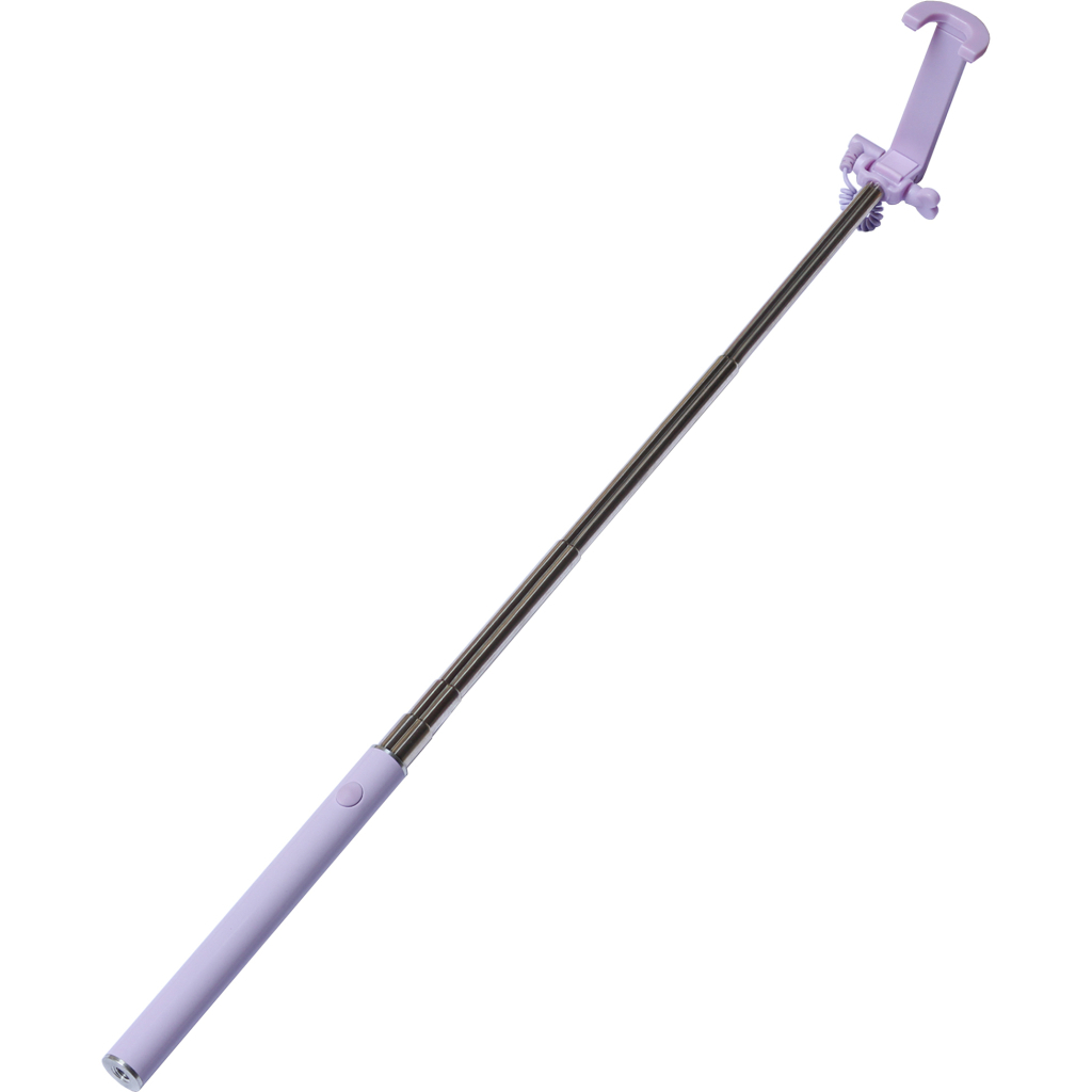 Монопод для селфі Grand-X Elegant 3,5 U-кріплення, бузковий (E3UPR) - изображение 4