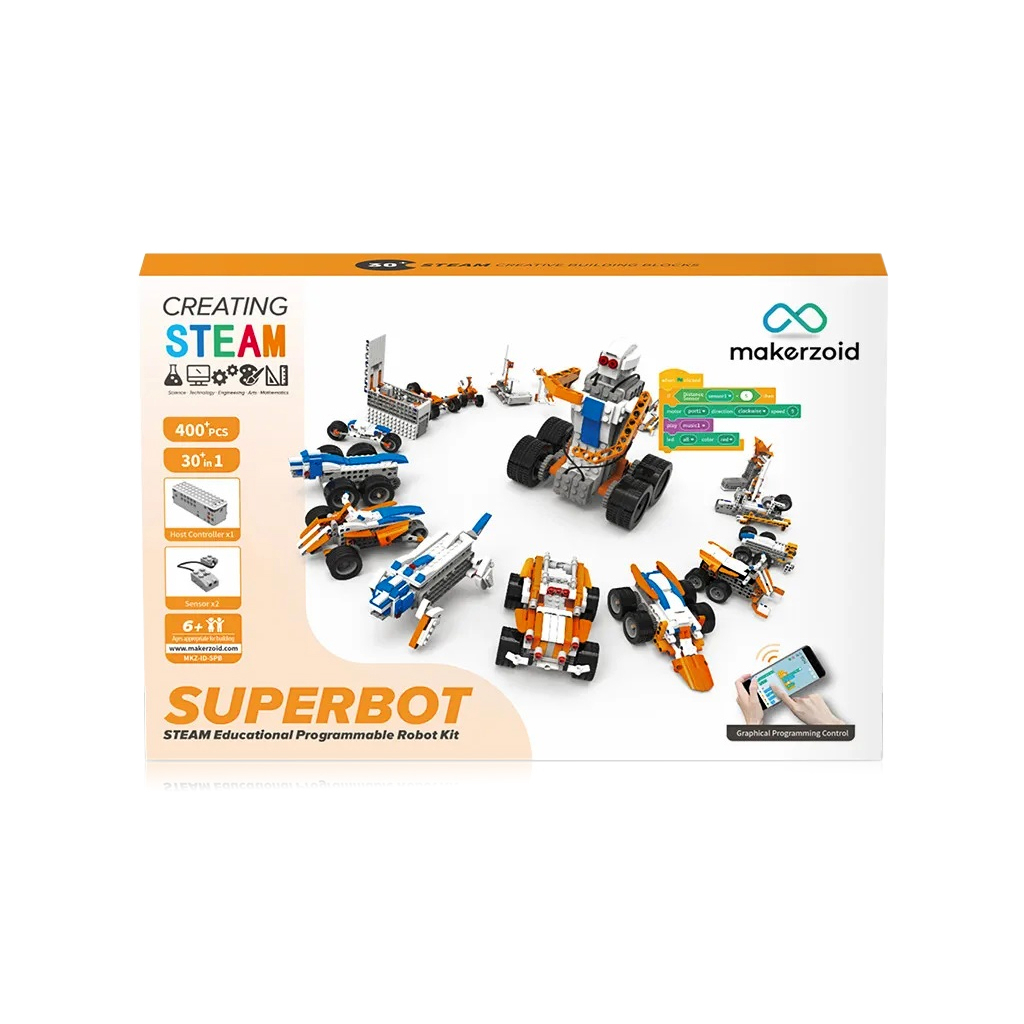 Конструктор Makerzoid Superbot Educational Building Blocks (MKZ-ID-SPB) - зображення 2