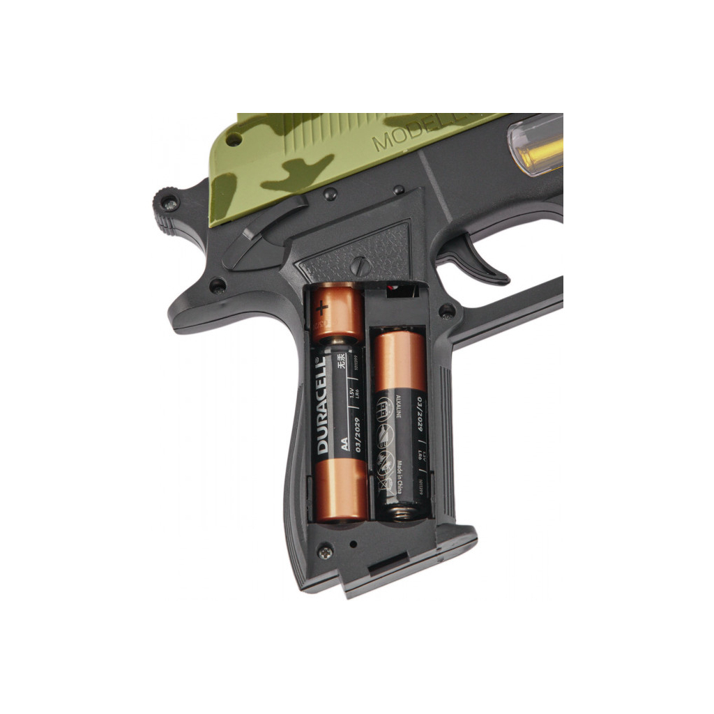 Іграшкова зброя ZIPP Toys Пістолет світлозвуковий Пустельний орел, камуфляж (814) - зображення 4