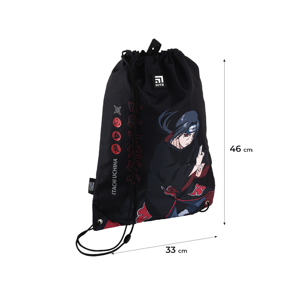 Сумка для взуття Kite Naruto Чорна (NR24-600M-1) - зображення 2