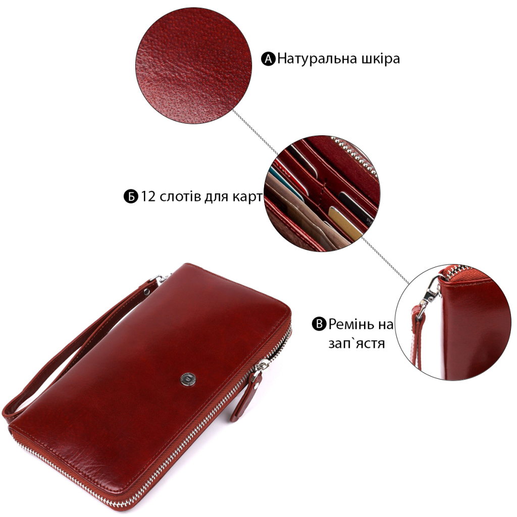 Портмоне Boston Коричневе (18805) - зображення 5