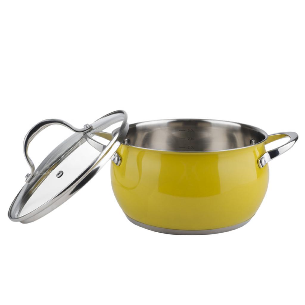 Каструля Ringel Bavaria з кришкою 3.4 л yellow (RG-2009-20/1) - зображення 3