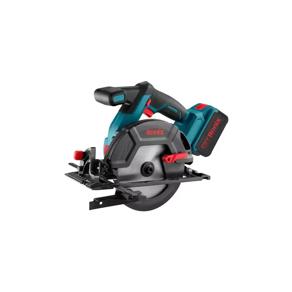 Дискова пила Ronix циркулярна акумуляторна 20В, 4Ah х 2 (8902K) - изображение 1