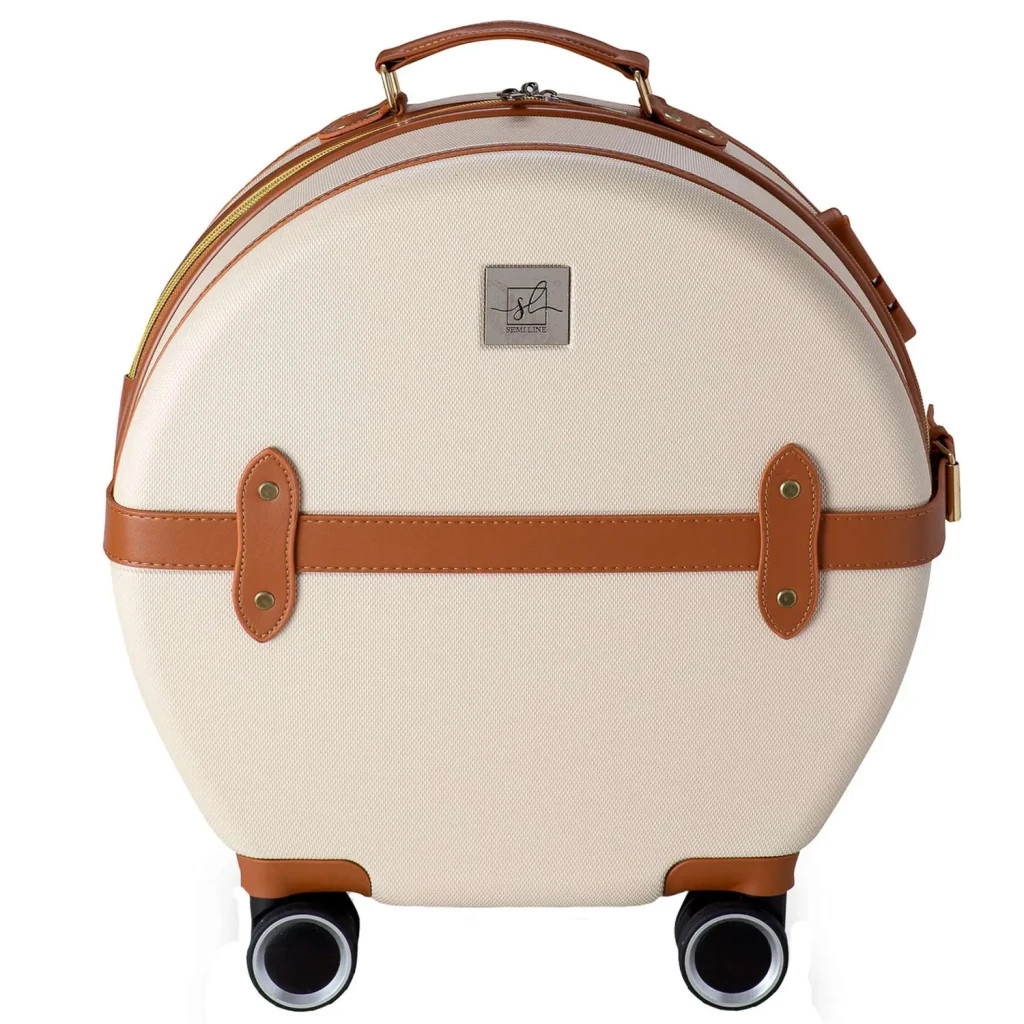 Валіза Semi Line 20" (S) Ecru/Brown (T5670-2) (DAS302666) - зображення 2