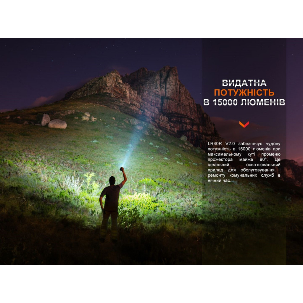 Ліхтар Fenix LR40R V2.0 (LR40RV20) - зображення 4
