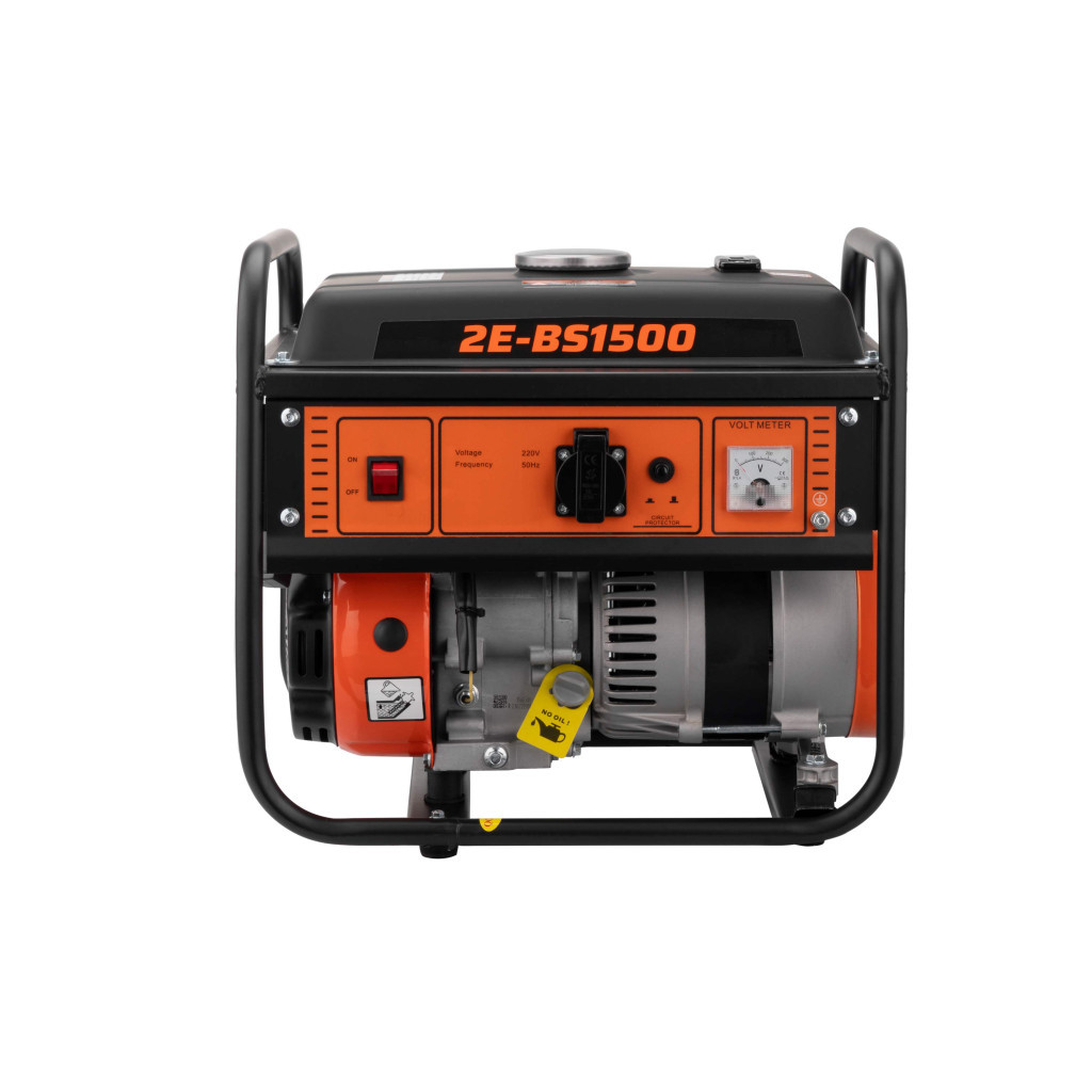 Генератор 2E 220V, 1 фаза, 0.8/1kW, ручний старт (2E-BS1500) - зображення 5