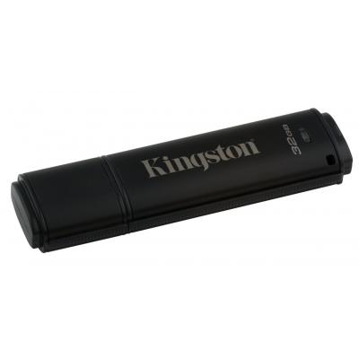 USB флеш накопичувач Kingston 32GB DataTraveler 4000 G2 Metal Black USB 3.0 (DT4000G2/32GB) - зображення 2