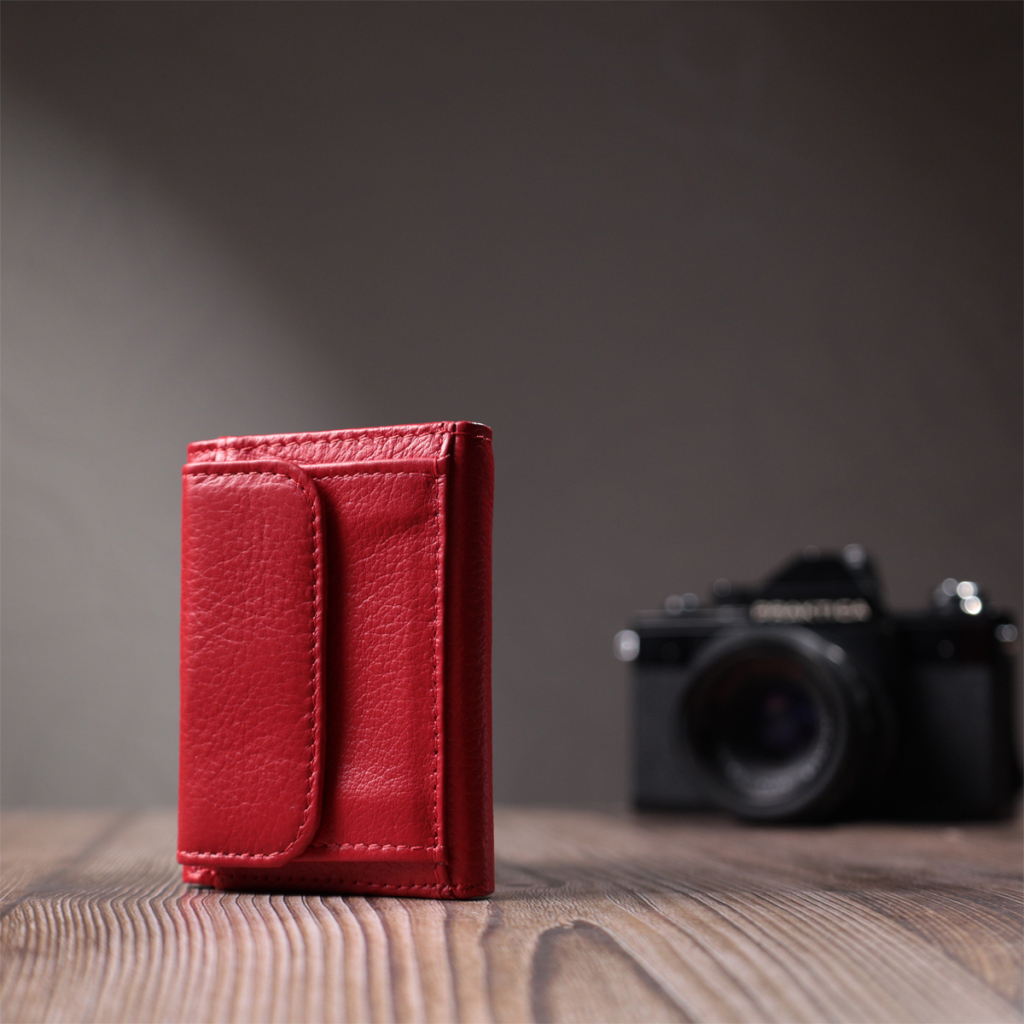 Портмоне ST Leather З натуральної шкіри Червоне (22729) - изображение 11