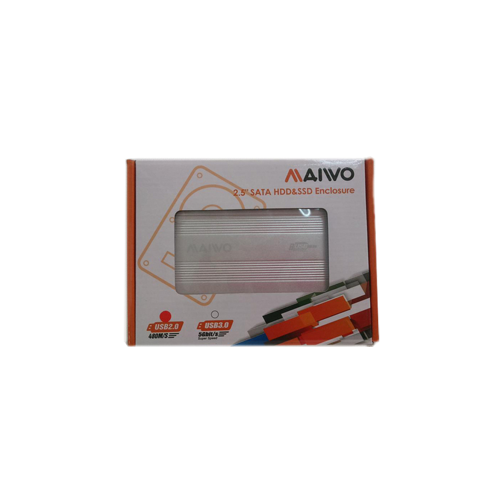 Кишеня зовнішня Maiwo K2501A-U2S silver - зображення 4