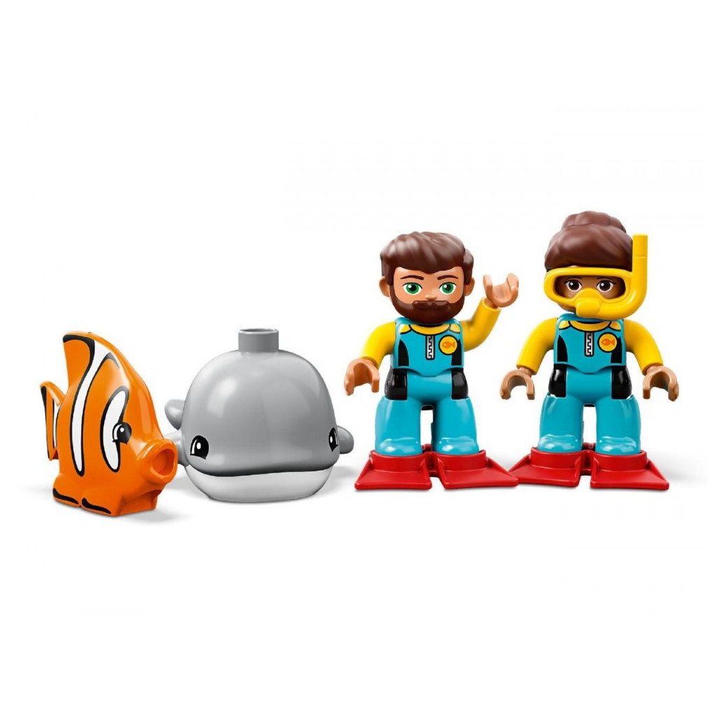 Конструктор LEGO DUPLO Подорож субмарини 24 деталі (10910) - зображення 9