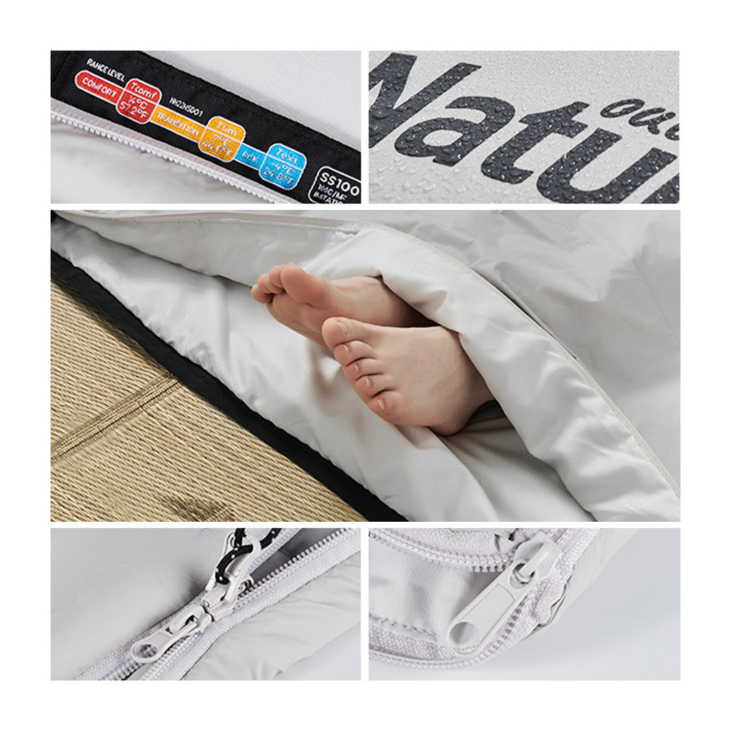 Спальний мішок Naturehike NH22MSD01 Grey (6927595795569) - зображення 5