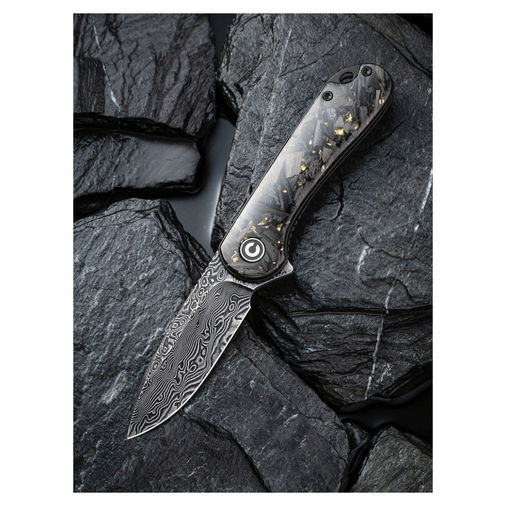Ніж Civivi Elementum, Damascus, Carbon Fiber (C907C-DS1) - зображення 12