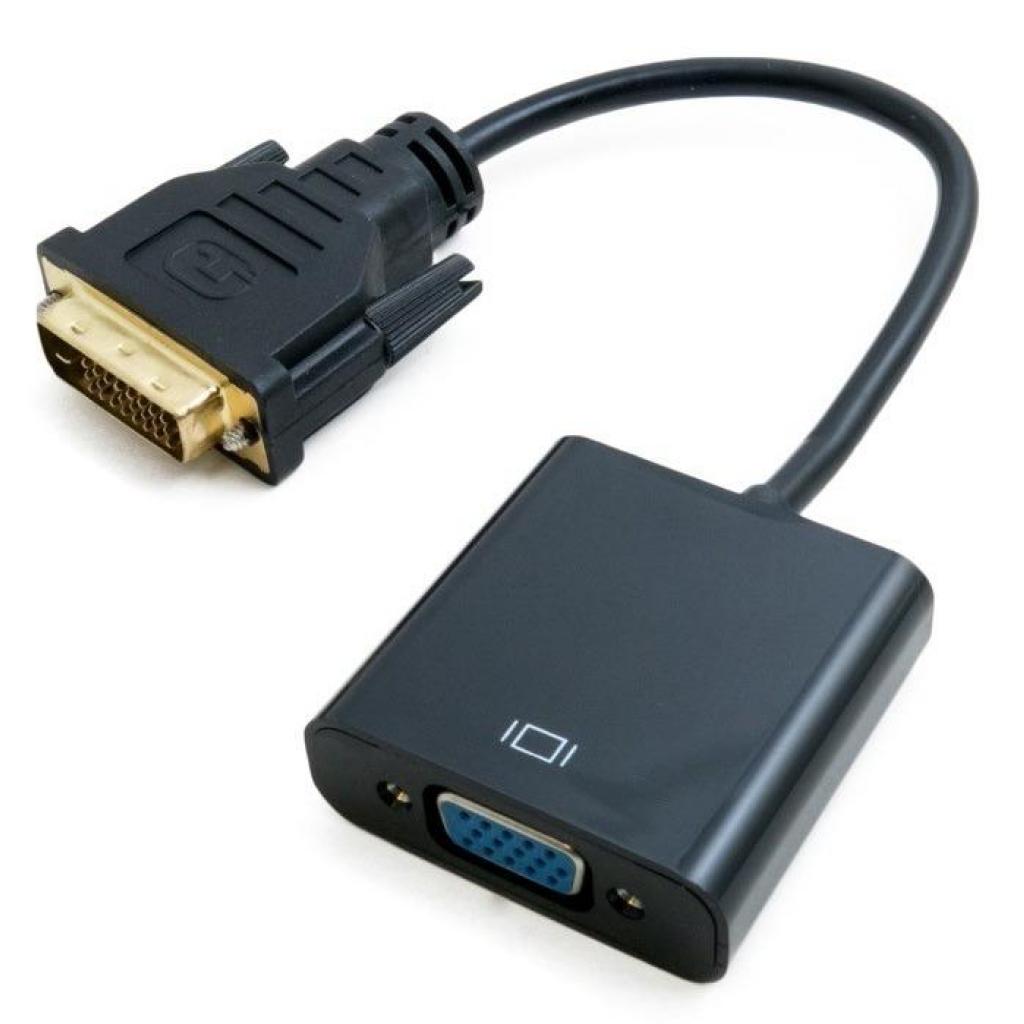 Перехідник DVI-D Dual Link (Male)-VGA (Female), 0.15 m Extradigital (KBV1685) - зображення 1