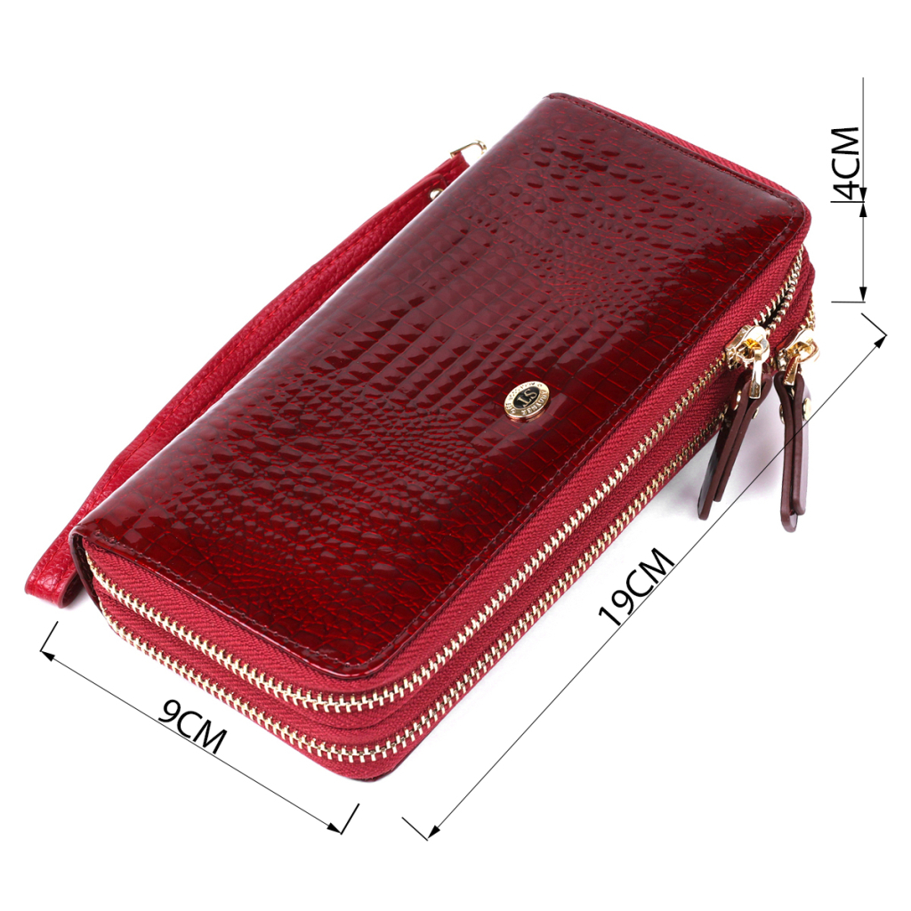 Гаманець ST Leather Бордовий (18907) - зображення 3