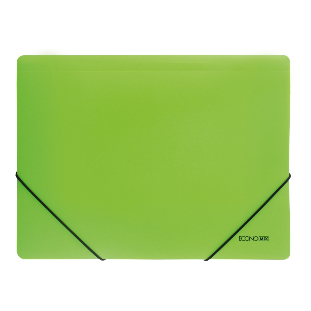 Папка на резинках Economix А4 фактура "помаранч", салатова (E31633-13) - зображення 1