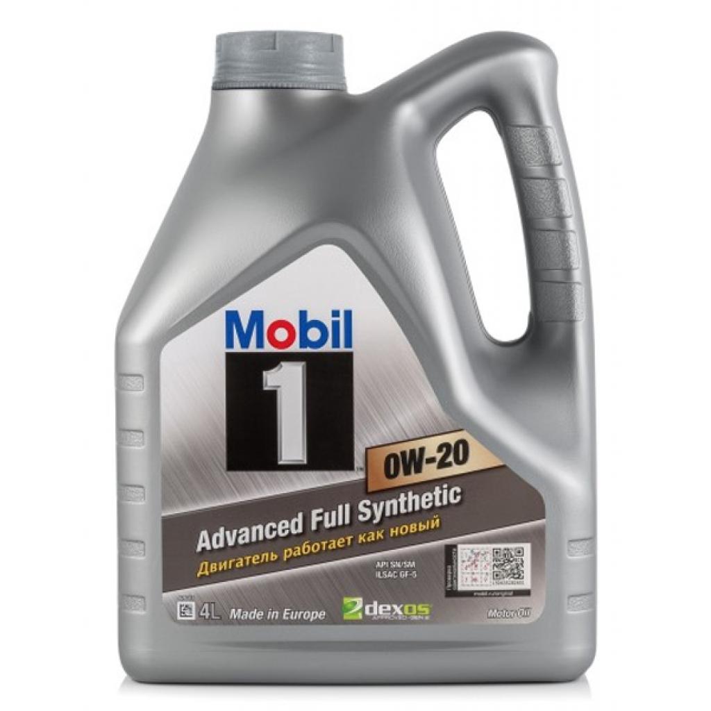 Моторна олива Mobil 1 0W20 4л (MB 0W20 M1 4L) - зображення 1