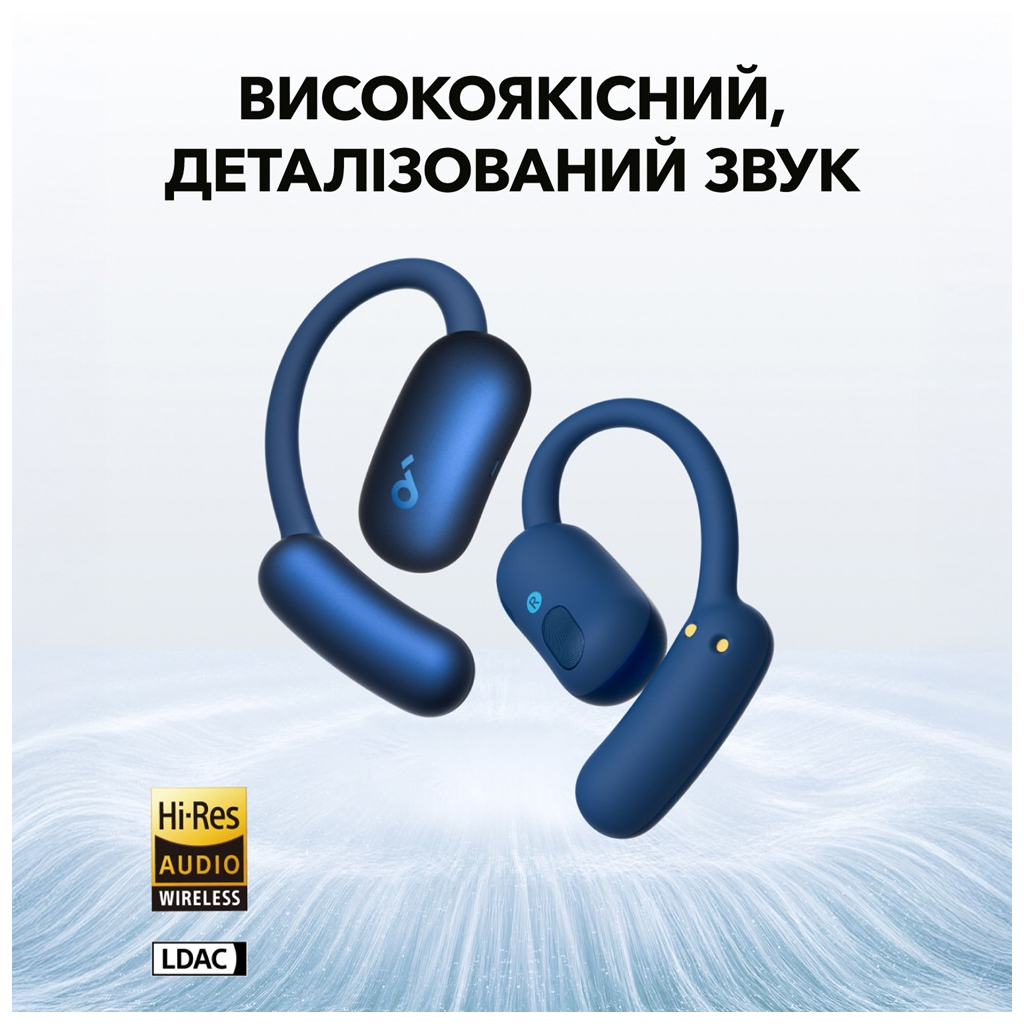 Навушники Anker SoundСore AeroFit 2 Blue (A3874G31) - зображення 12