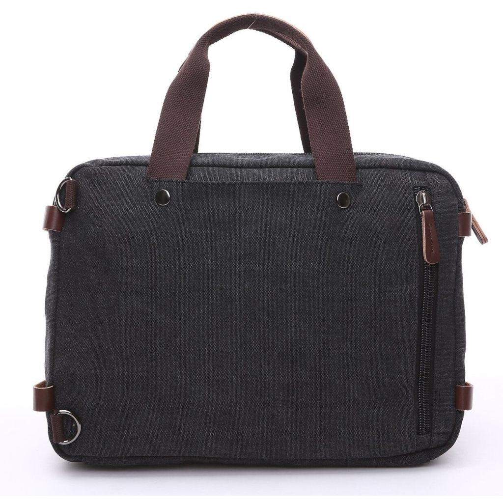 Сумка Vintage Трансофрмер текстильна Чорна (20078) - зображення 8