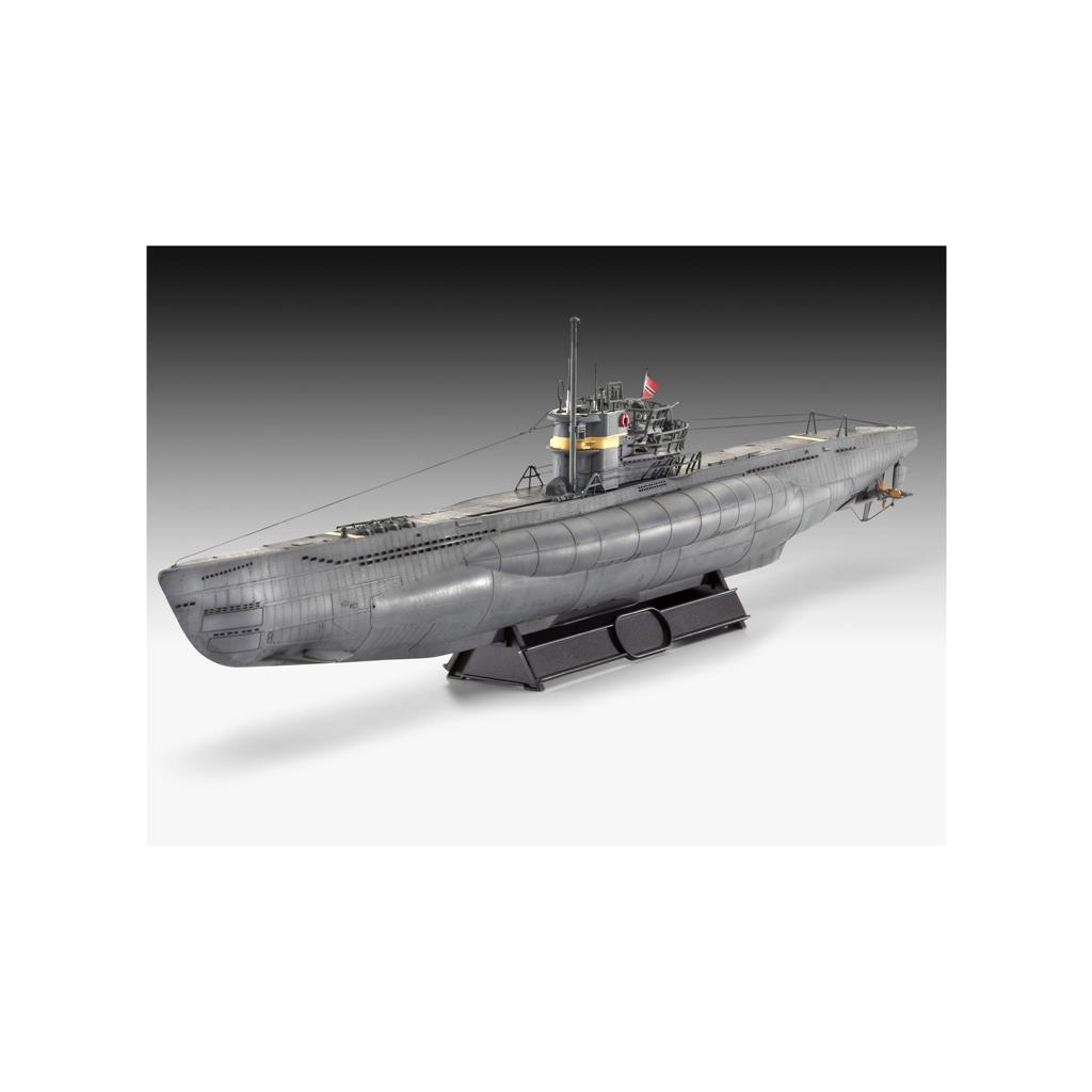 Збірна модель Revell Підводний човен Type VII C/41 рівень 4 масштаб 1:144 (RVL-05100) - зображення 10