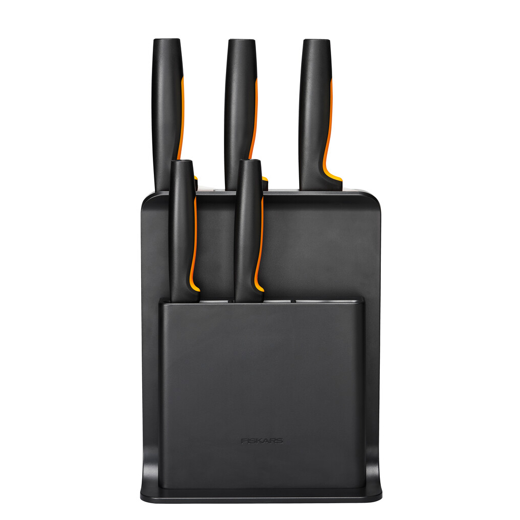 Набір ножів Fiskars Functional Form з чорною підставкою 5 шт (1057554) - зображення 2