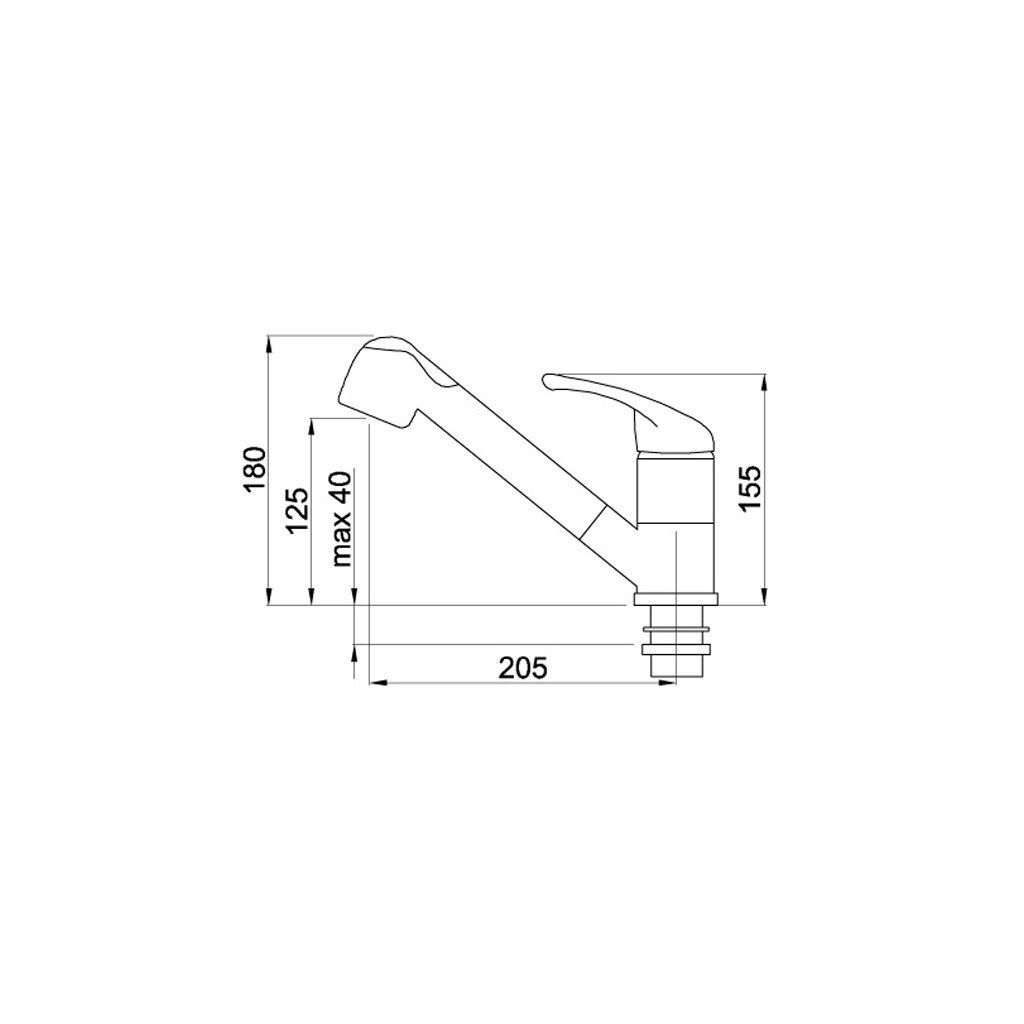 Змішувач Elleci Venere aluminium 79 - зображення 2