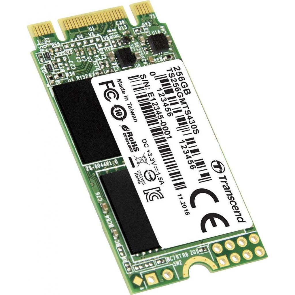 Накопичувач SSD M.2 2242 256GB Transcend (TS256GMTS430S) - зображення 2