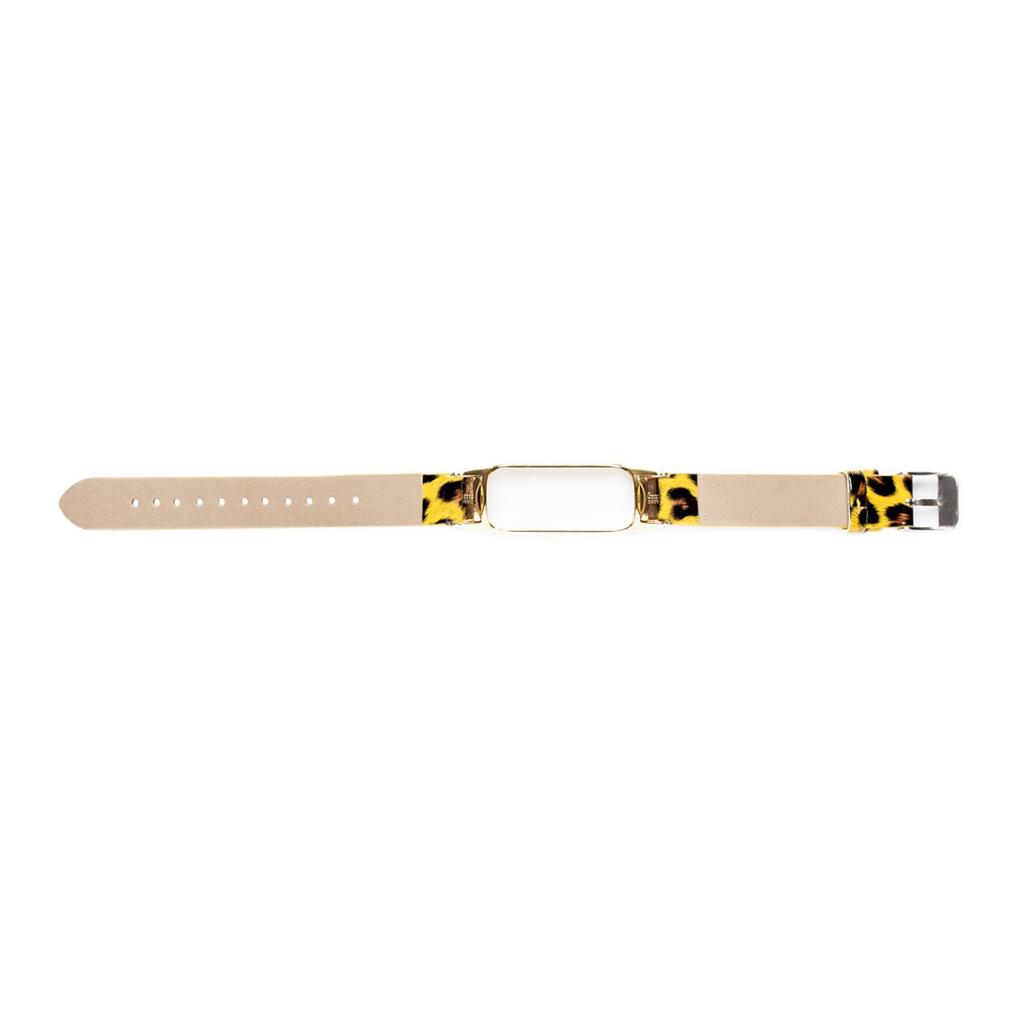 Ремінець до фітнес браслета XoKo Leather для Xiaomi Mi Band 3/4 Leopard Yellow (XK-XM-LT-LEOY) - зображення 2