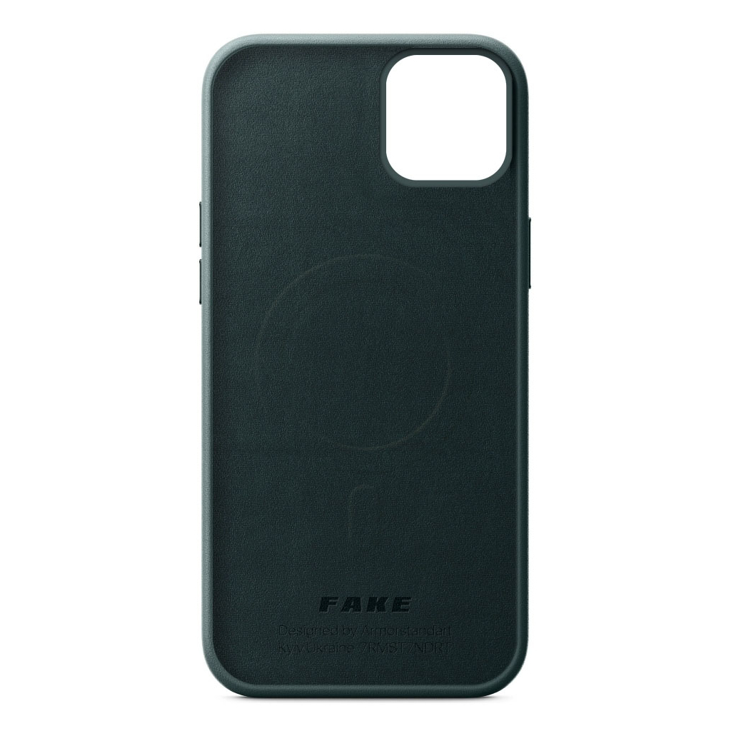 Чохол до мобільного телефона Armorstandart FAKE Leather Case Apple iPhone 14 Plus Shirt Green (ARM64396) - зображення 2