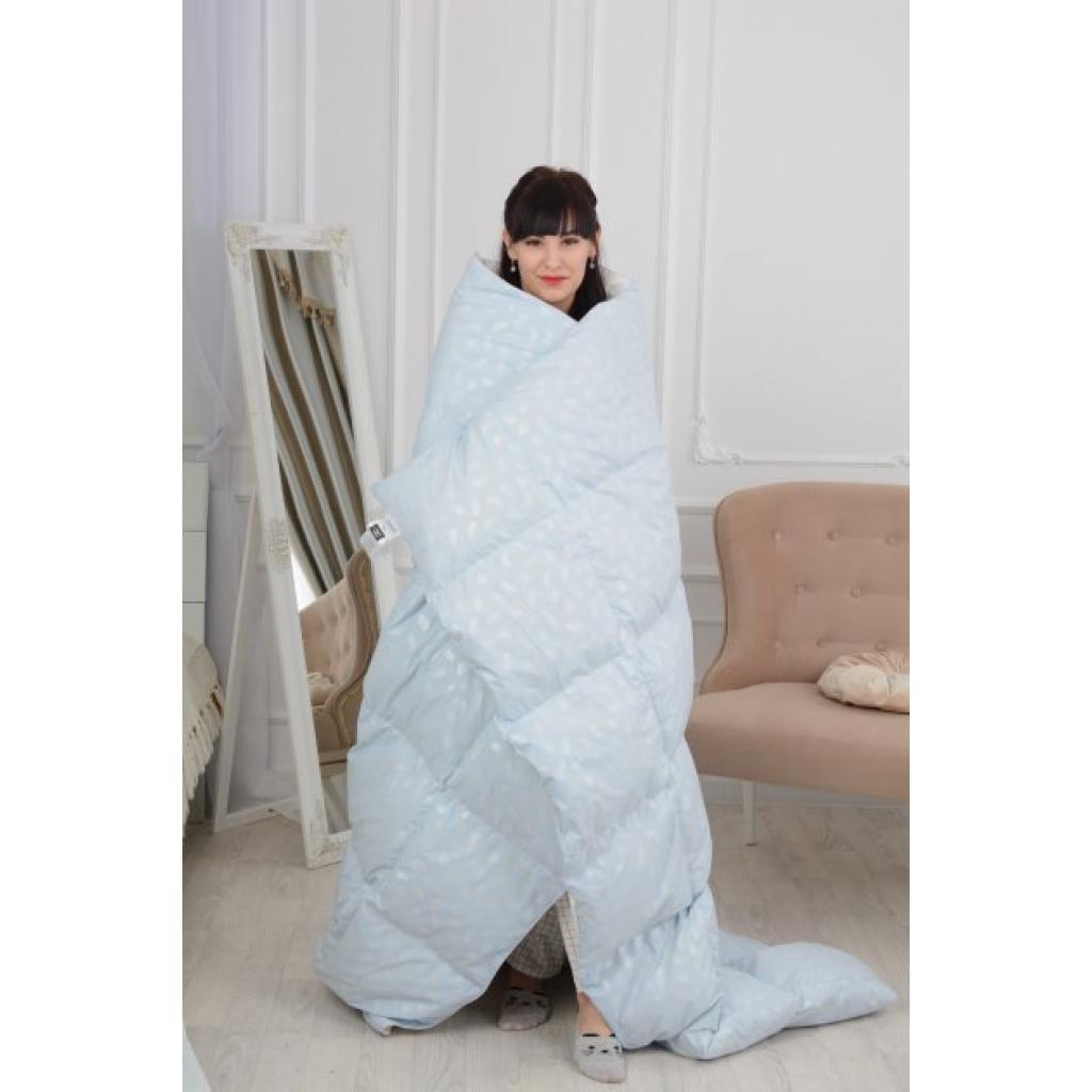 Ковдра MirSon пухова №1828 Bio-Blue 90% пух літо 220x240 см (2200003012927) - зображення 7