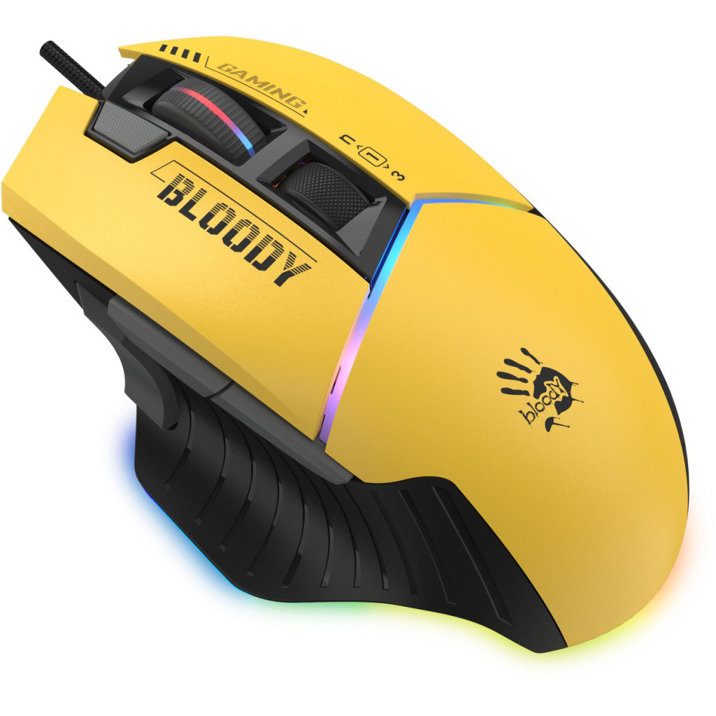 Мишка A4Tech Bloody W95 Max RGB Activated USB Sports Lime (4711421985727) - зображення 3