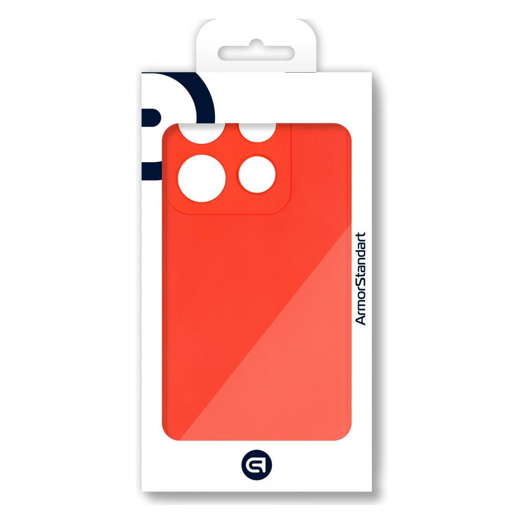Чохол до мобільного телефона Armorstandart Matte Slim Fit Infinix Smart 7 Camera cover Red (ARM69078) - зображення 2