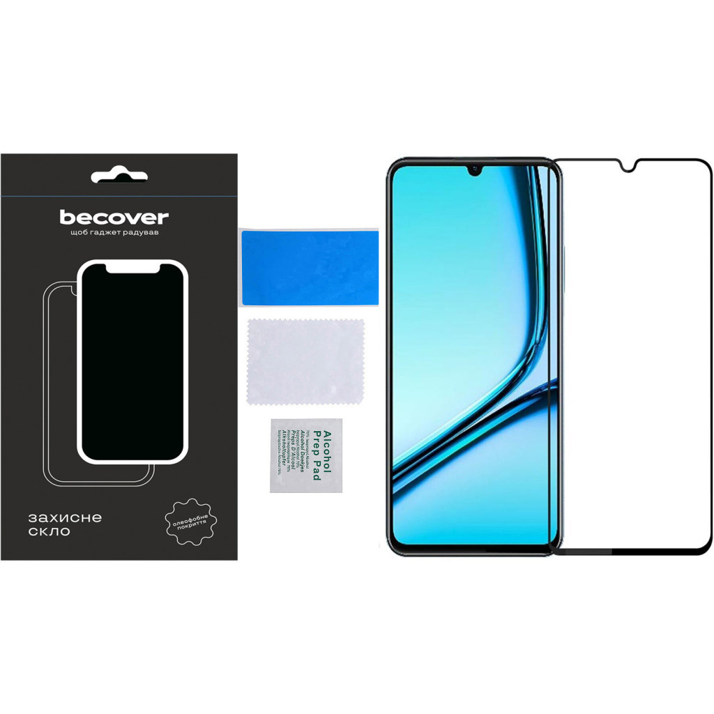 Скло захисне BeCover Realme Note 50 Black (711317) - зображення 4
