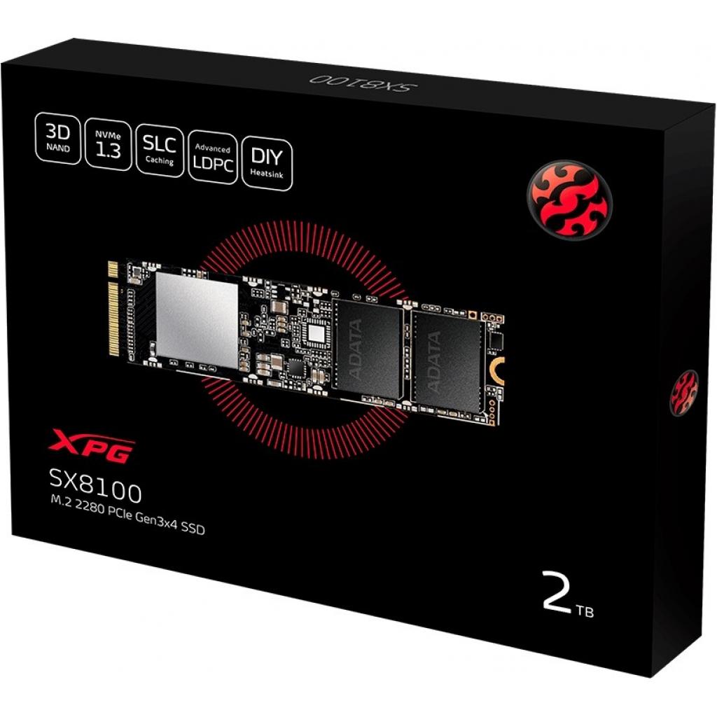 Накопичувач SSD M.2 2280 2TB ADATA (ASX8100NP-2TT-C) - зображення 3