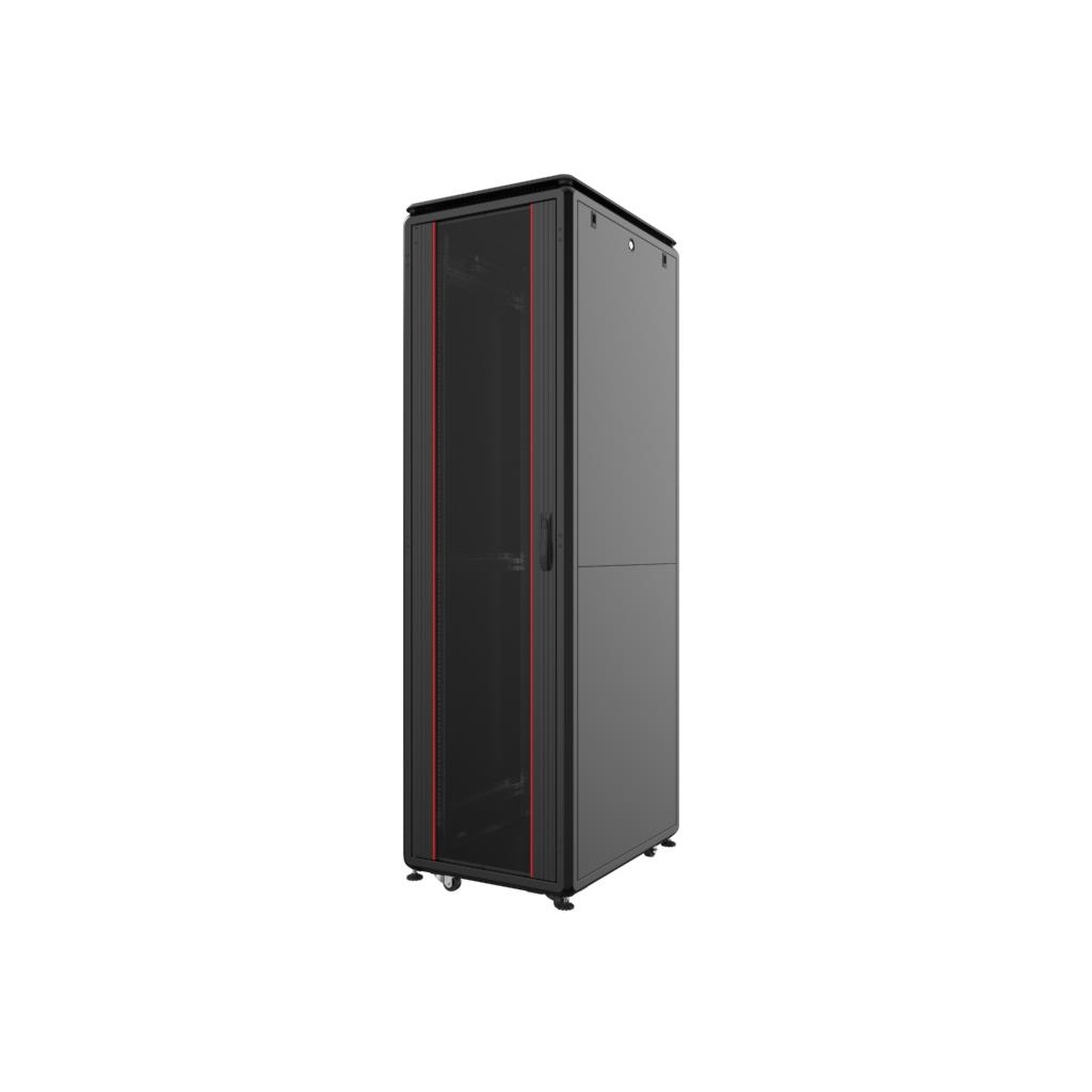 Шафа напольна Mirsan GTV SERVER 19" 42U 600x800, RAL 9005 (MR.GTV42U68DE.01_PRF63) - зображення 1