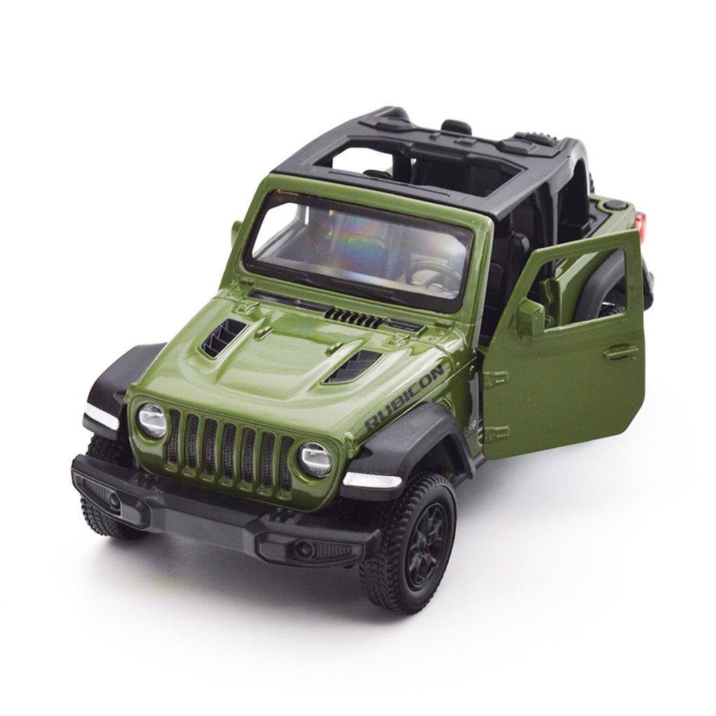 Машина TechnoDrive Jeep Wrangler Rubicon 2021 зелений (250339U) - зображення 9
