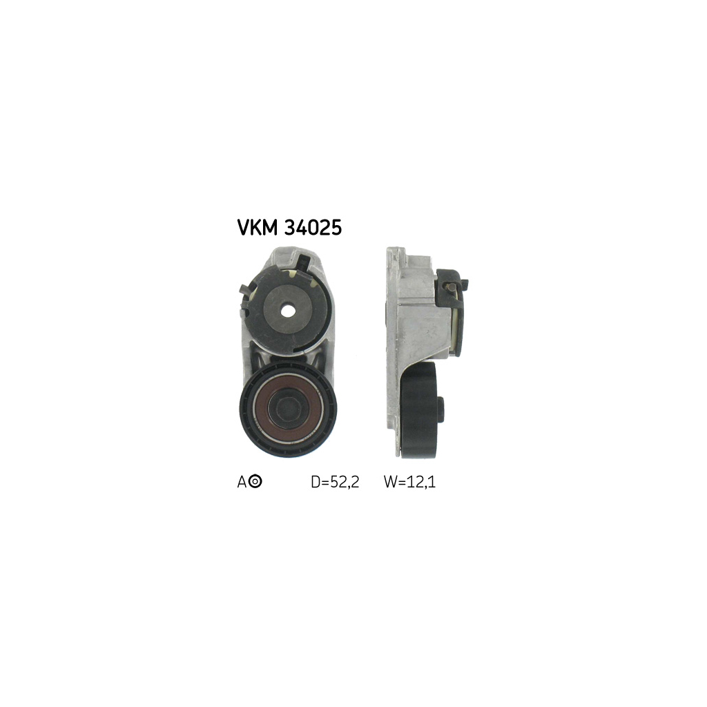 Натягувач ременя з роликом SKF VKM 34025 - зображення 1