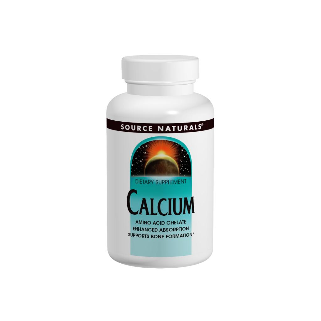 Мінерали Source Naturals Кальцій в амінокислотний хелати, 250 таблеток (SNS-00302) - зображення 1