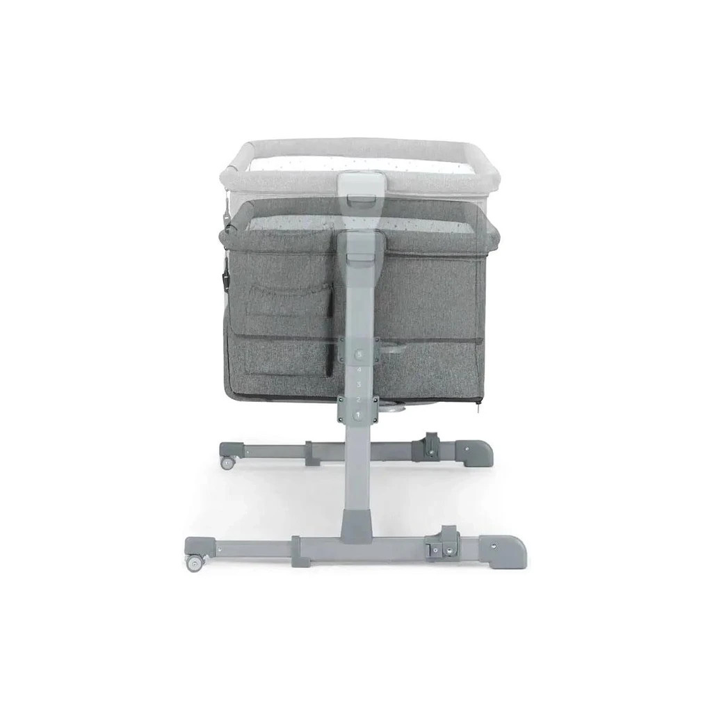 Ліжечко Kinderkraft Приставне ліжечко-люлька Neste Up 2 Light Grey (5902533924523) - зображення 6