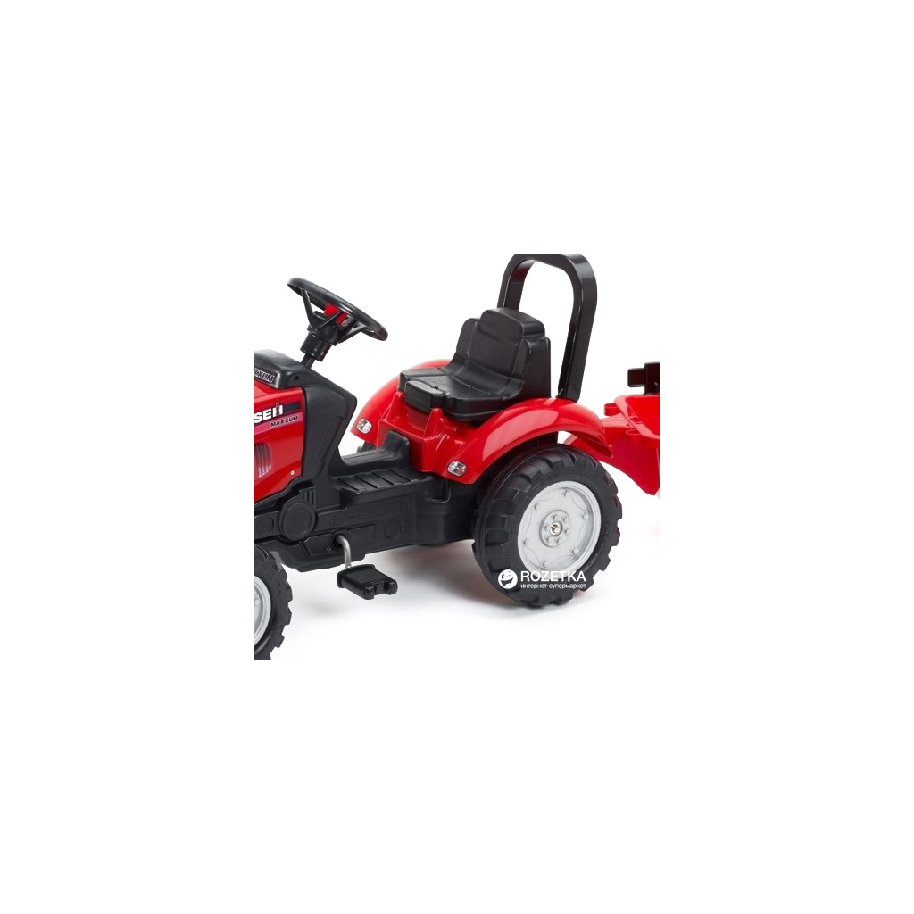 Веломобіль Falk Case Ih Maxxum трактор на педалях червоний (961AM) - зображення 2