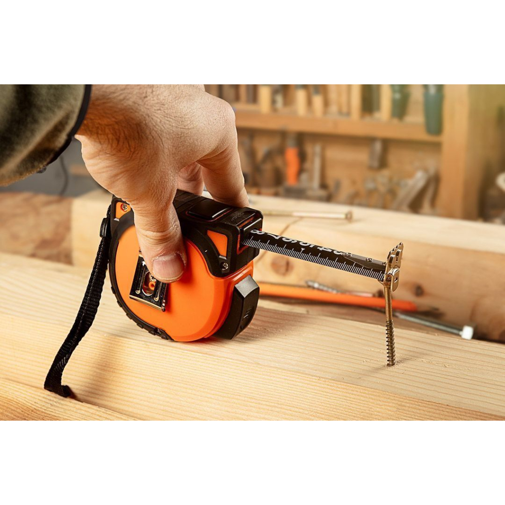 Рулетка Neo Tools Super Black, 5мx25мм, з фіксатором змотування, магніт (67-243) - изображение 3