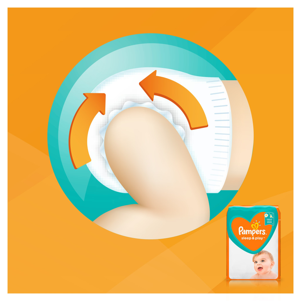 Підгузки Pampers Sleep & Play Maxi Розмір 4 (9-14 кг), 50 шт (8001090669056) - зображення 7