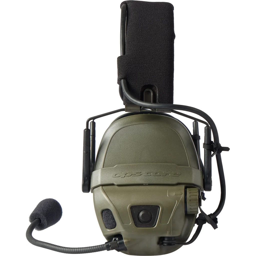 Навушники для стрільби Ops-Core AMP Communication Headset-Connectorized. NFMI. Верхній тримач. Ranger Green (N101153-02-0006) - зображення 3